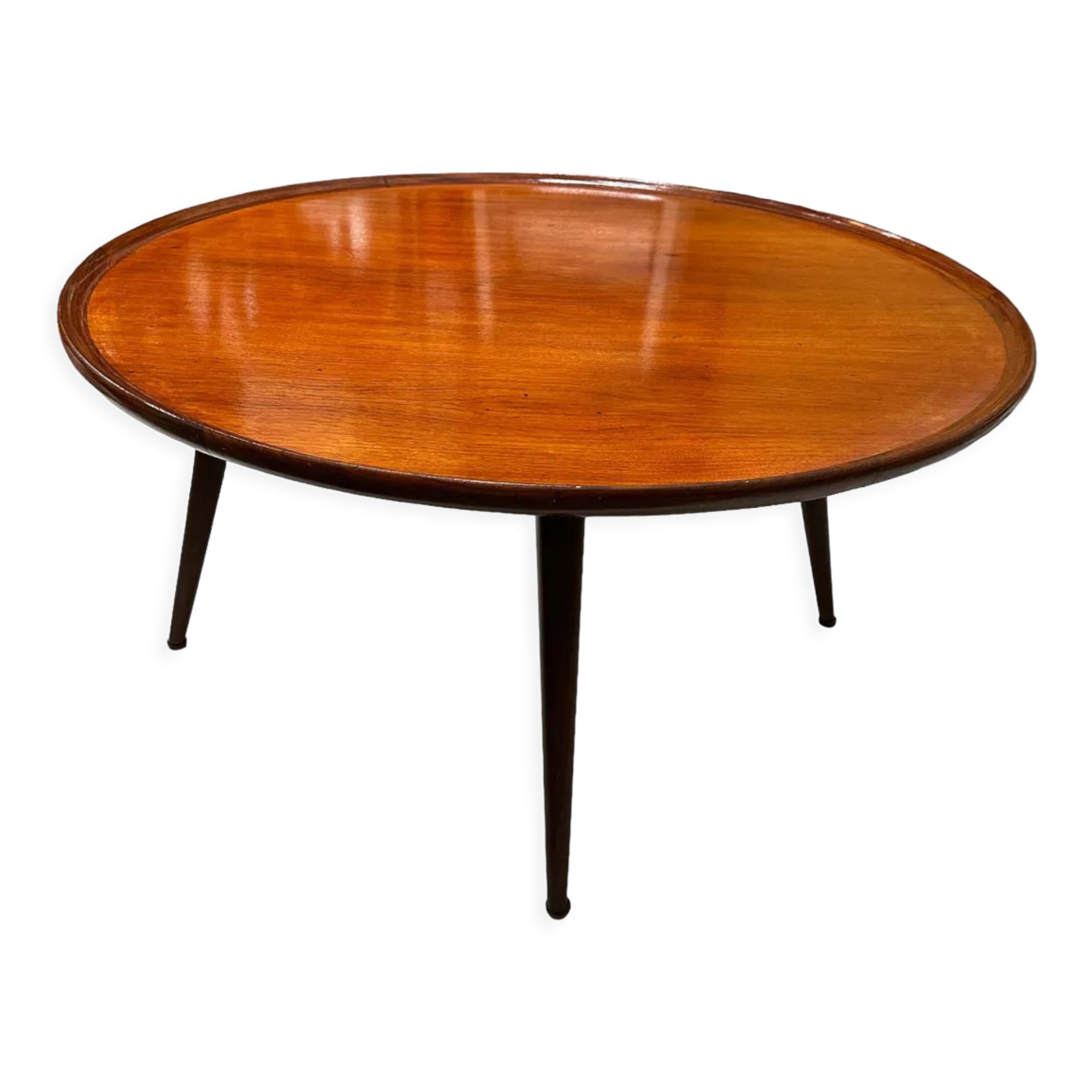 Round midcentury coffeetable