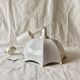 Vintage white ceramic up-and-down pendant light