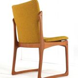 Set of 6 Vamdrup dining chairs 'Nyhavn' - new upholstery restored