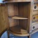 Half-moon Directoire buffet in solid wood in very good condition