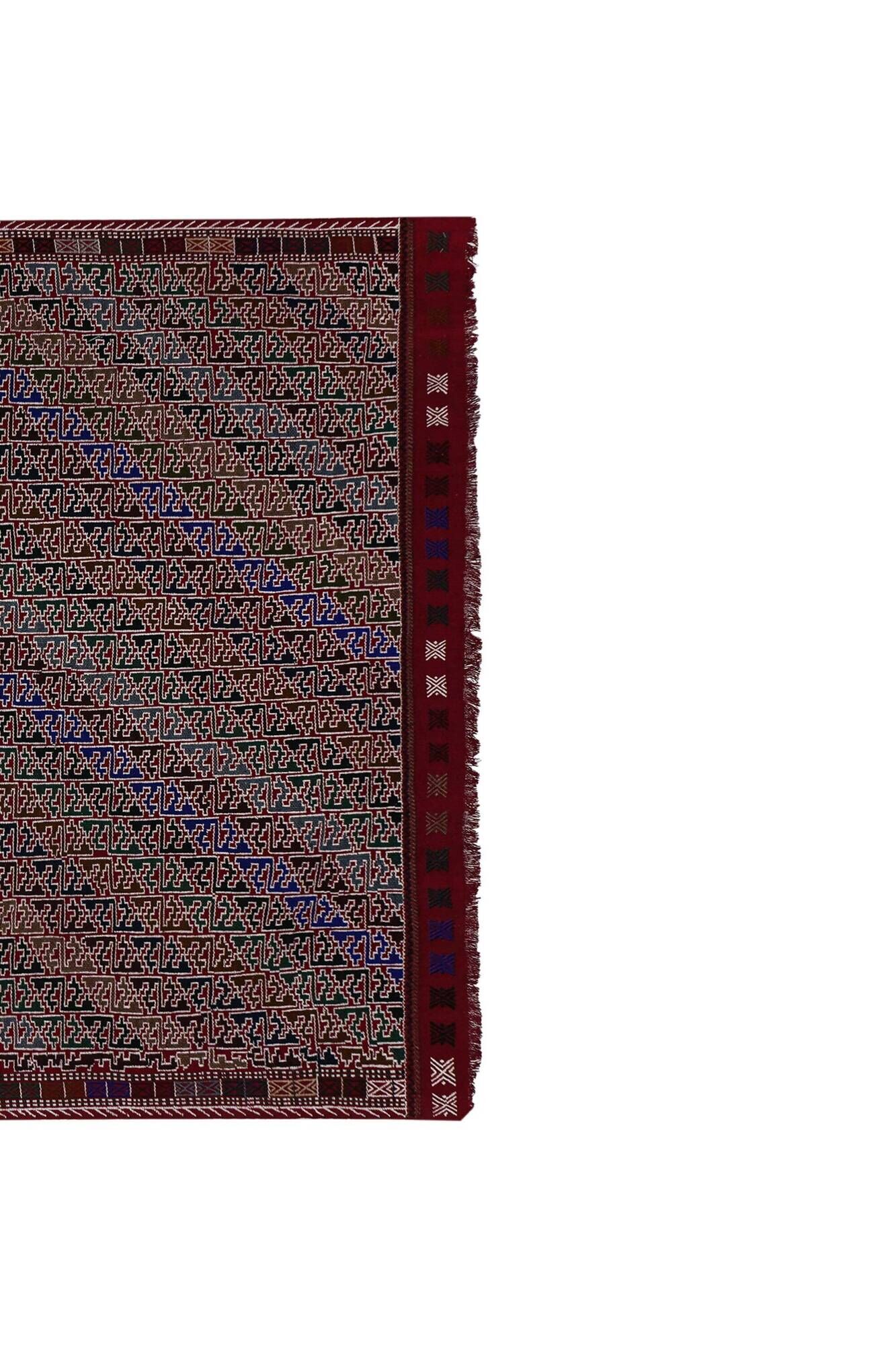 Vintage Turkish kilim, handwoven, 166x240 cm.