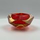 Murano 60s Sommerso Glass Vase - Mid Century Artisanal Vase Seguso Style