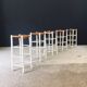 Rustic Handcrafted High Stools, France, 1940s, Set of 5
