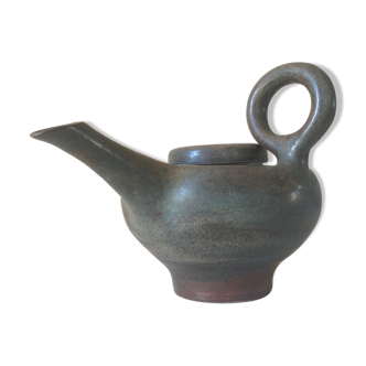 Vintage sandstone teapot by Jacques lacheny