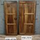 Pair of walnut wardrobe doors, dated 1895 / for cupboard