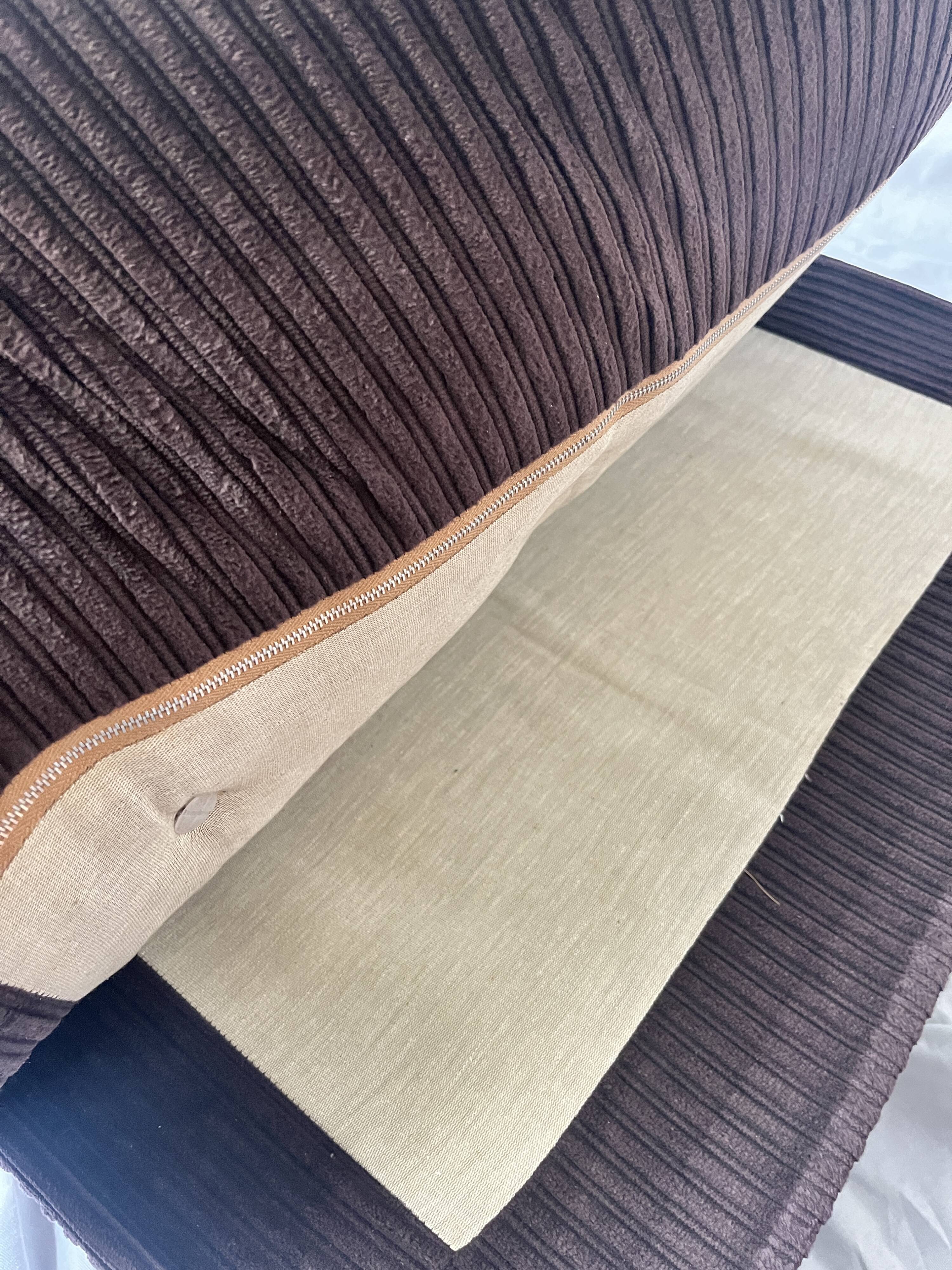 Corduroy fireside chair, 1970s