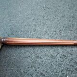 Old style flat desk louis xvi leather tray with 2 pulls