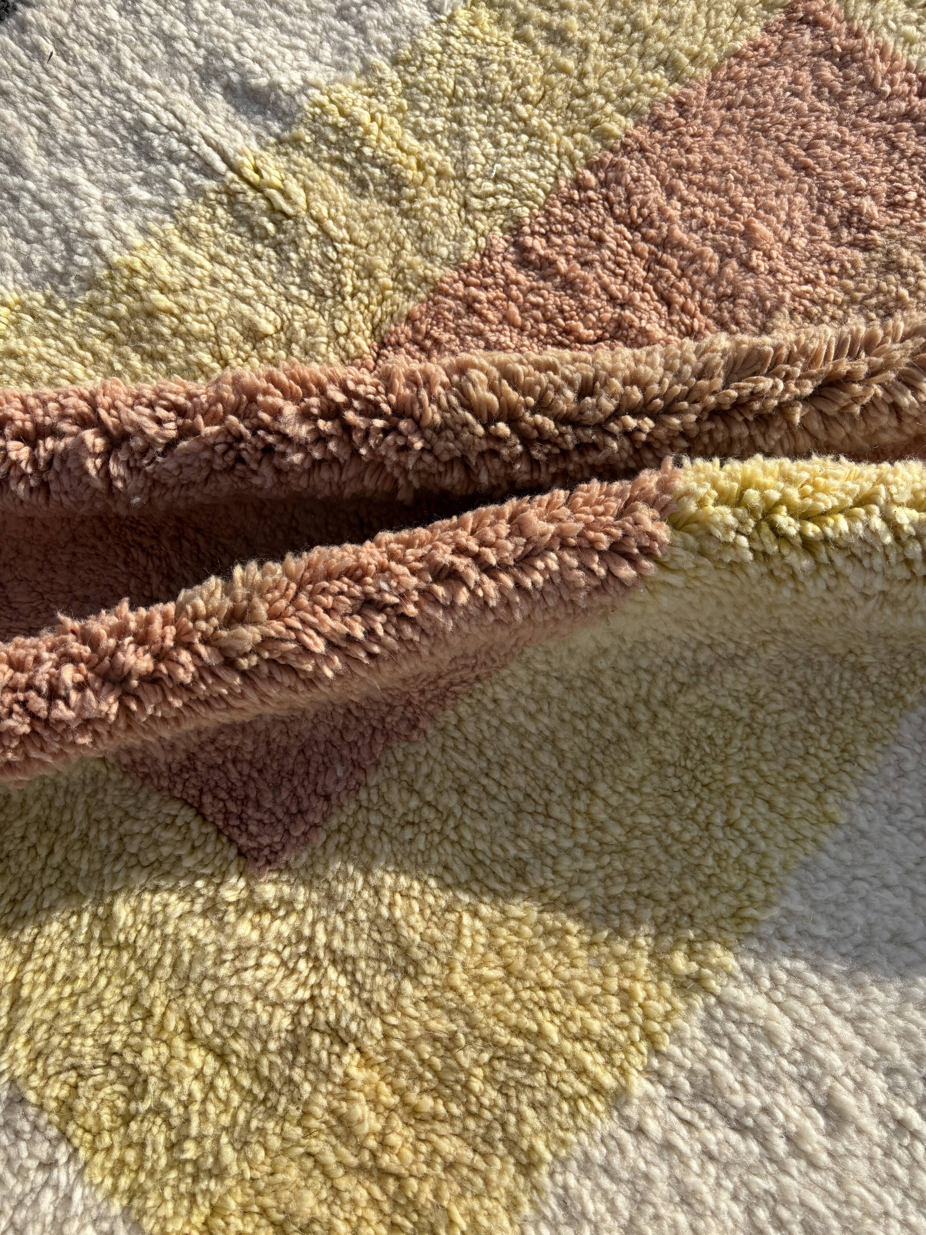 Moroccan Berber rug Beni M'rirt hand-knotted