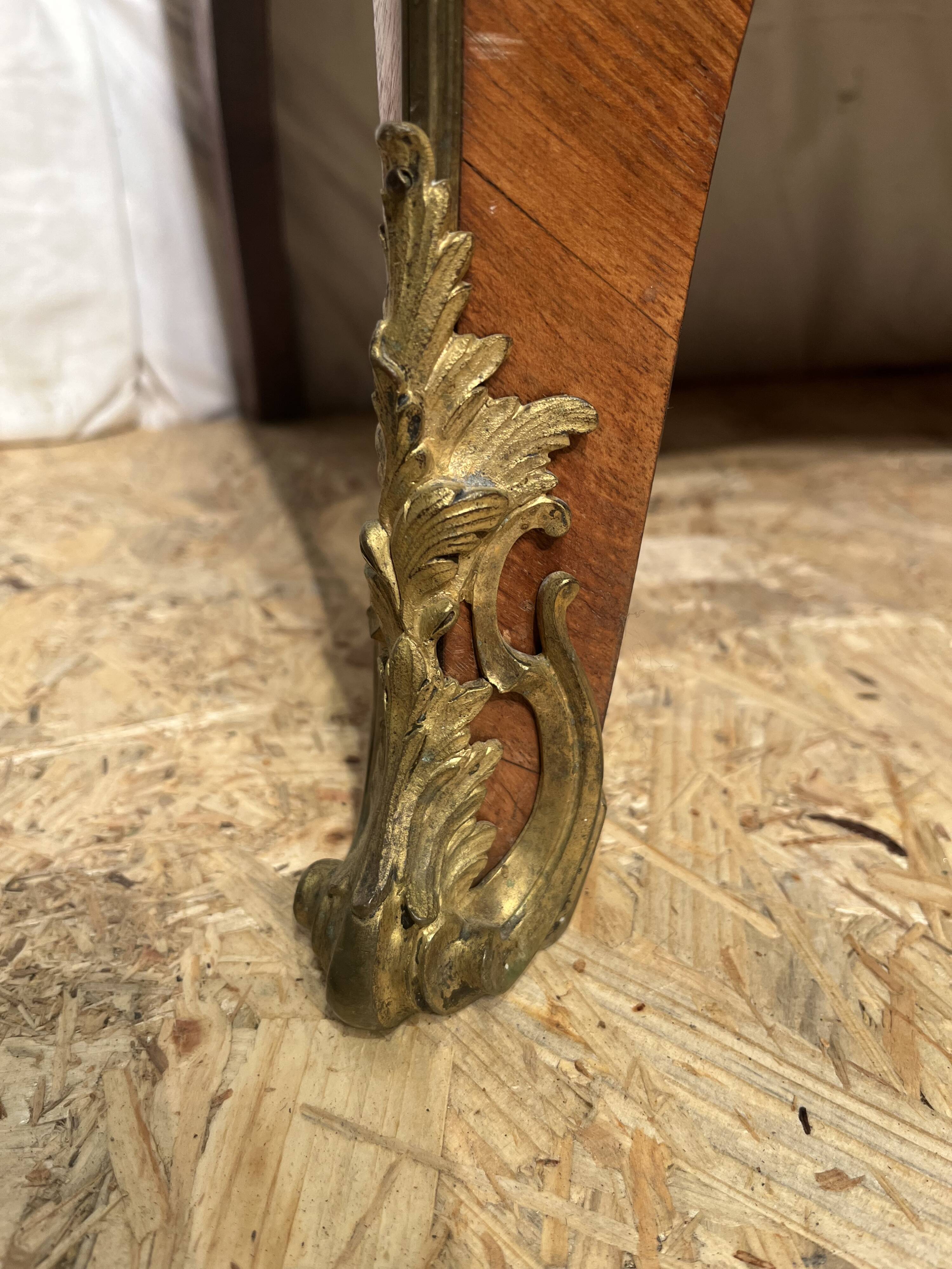 Marquetry sideboard Louis XV bronze 1940