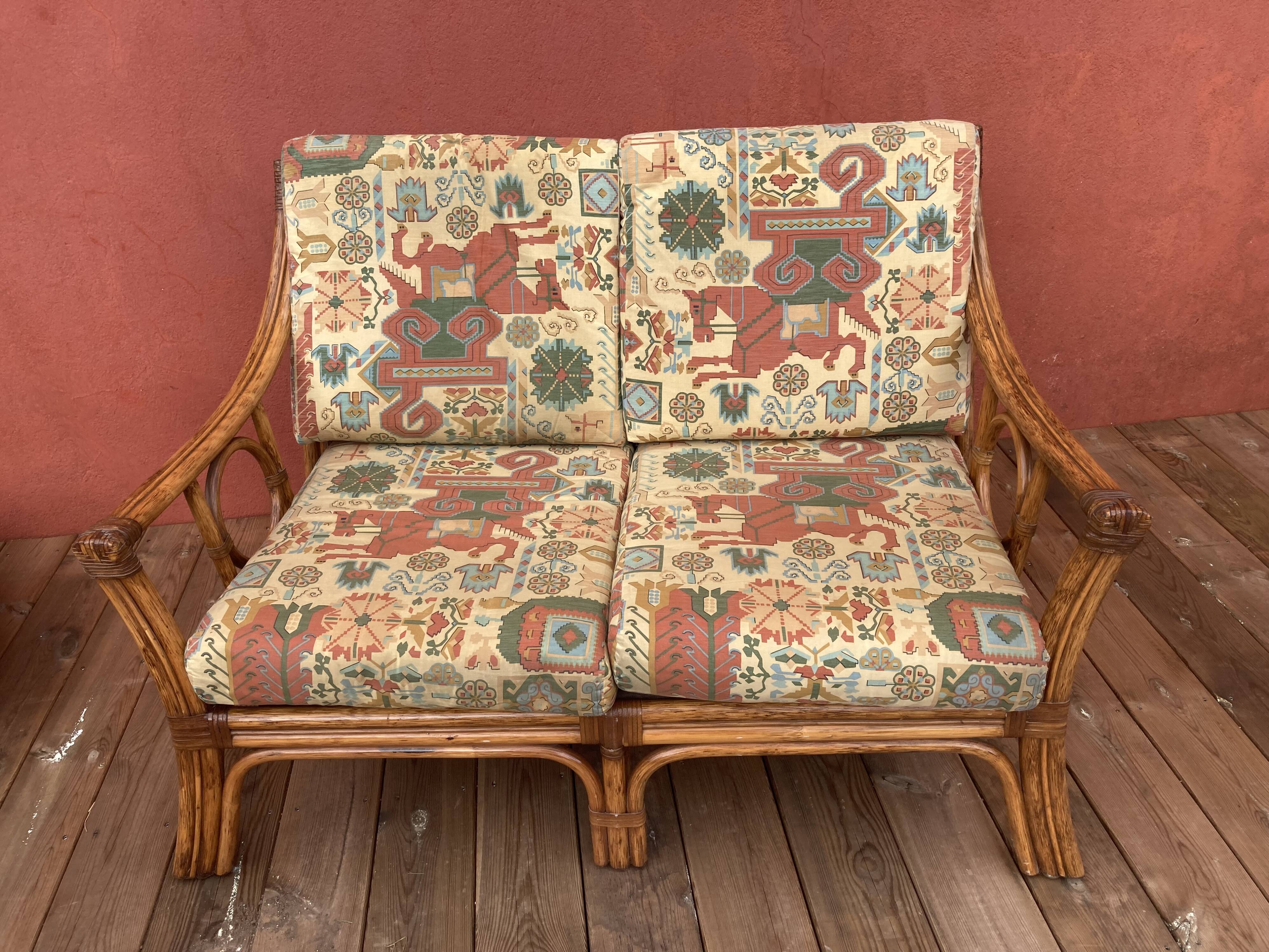 Vintage bamboo salon