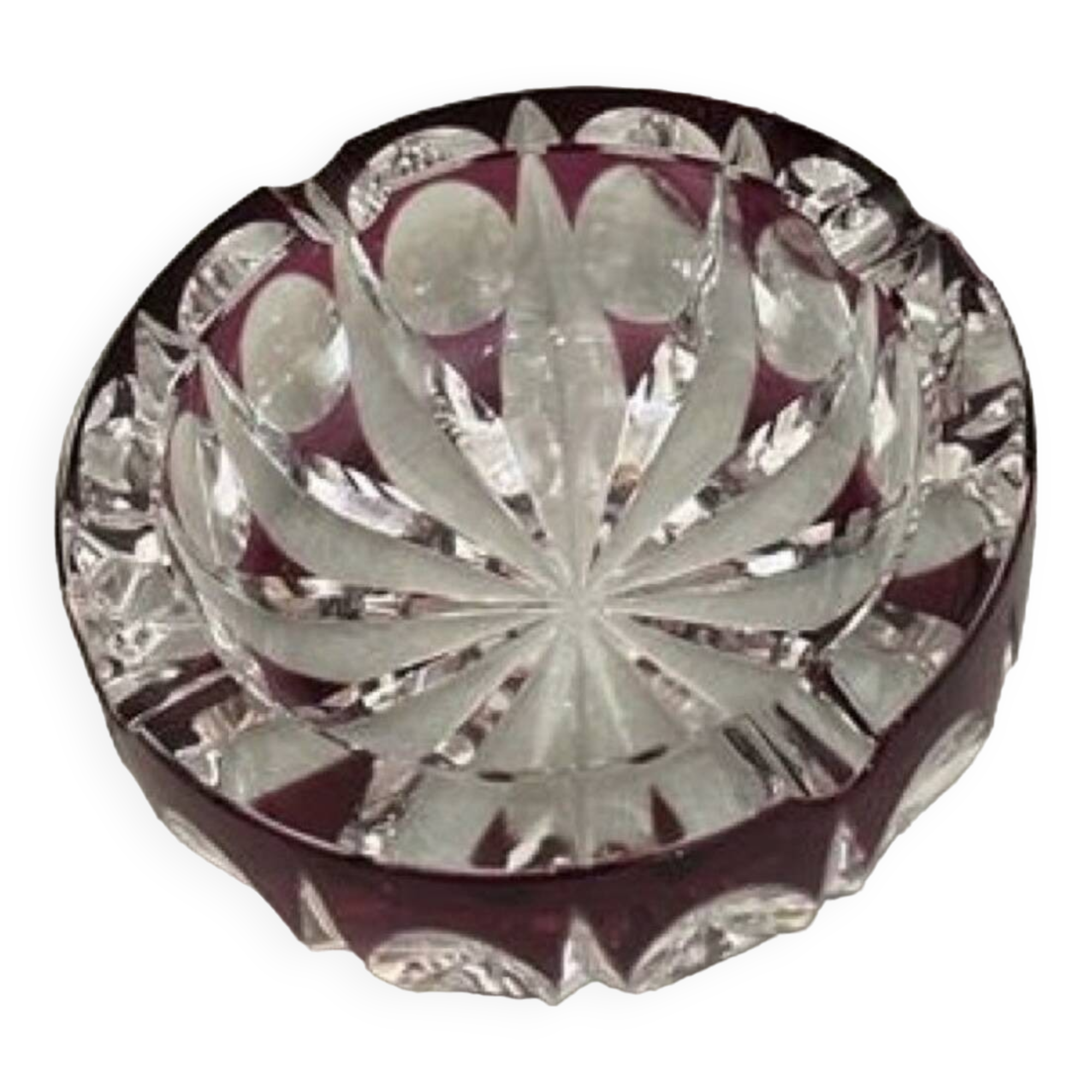 Saint Louis crystal ashtray