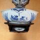 Antique wall fountain in faience – Creil & Montereau – 19th century