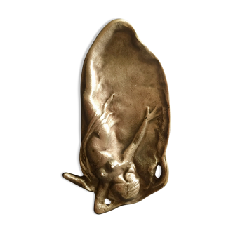 Empty pocket bronze art nouveau