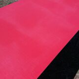 Dining table with red formica extensions