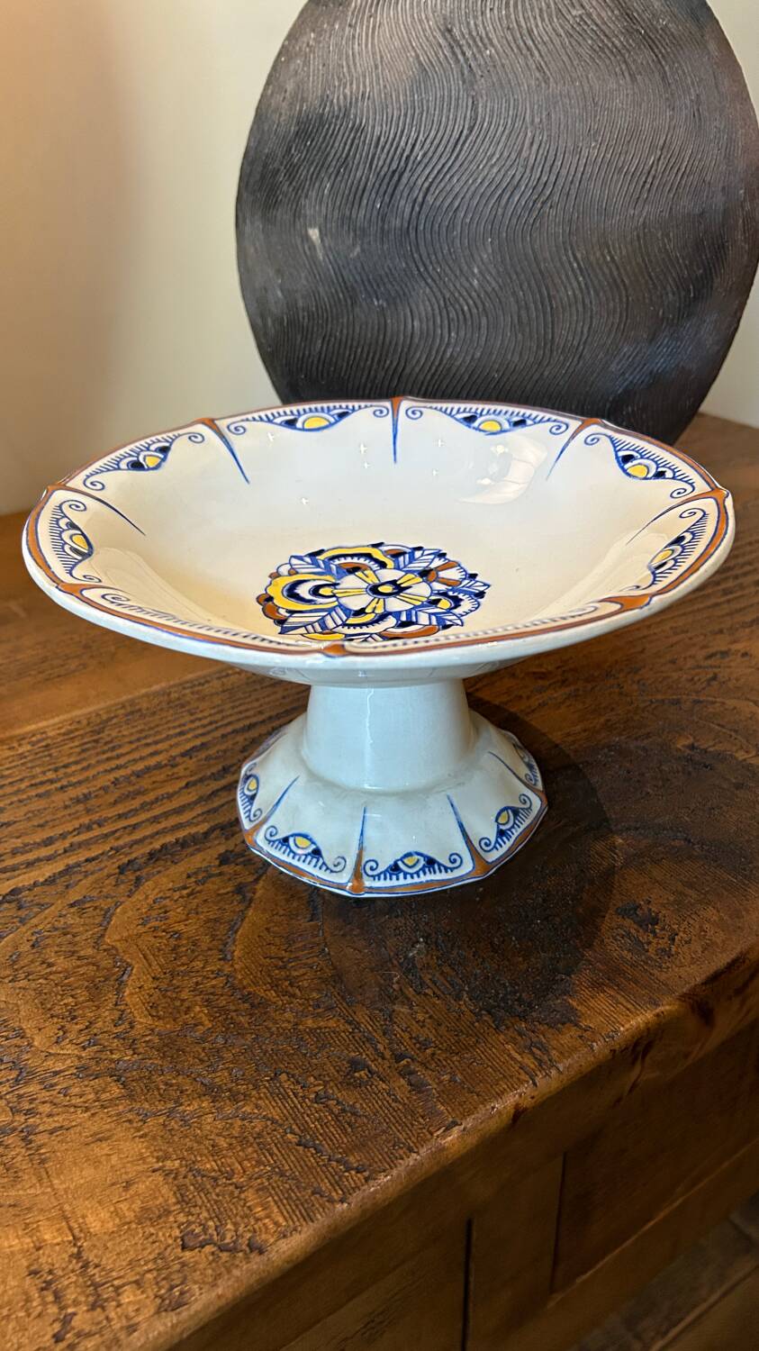 Boch La Louvière art deco compotier