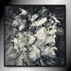 Tableau peinture abstrait "clandestin"
