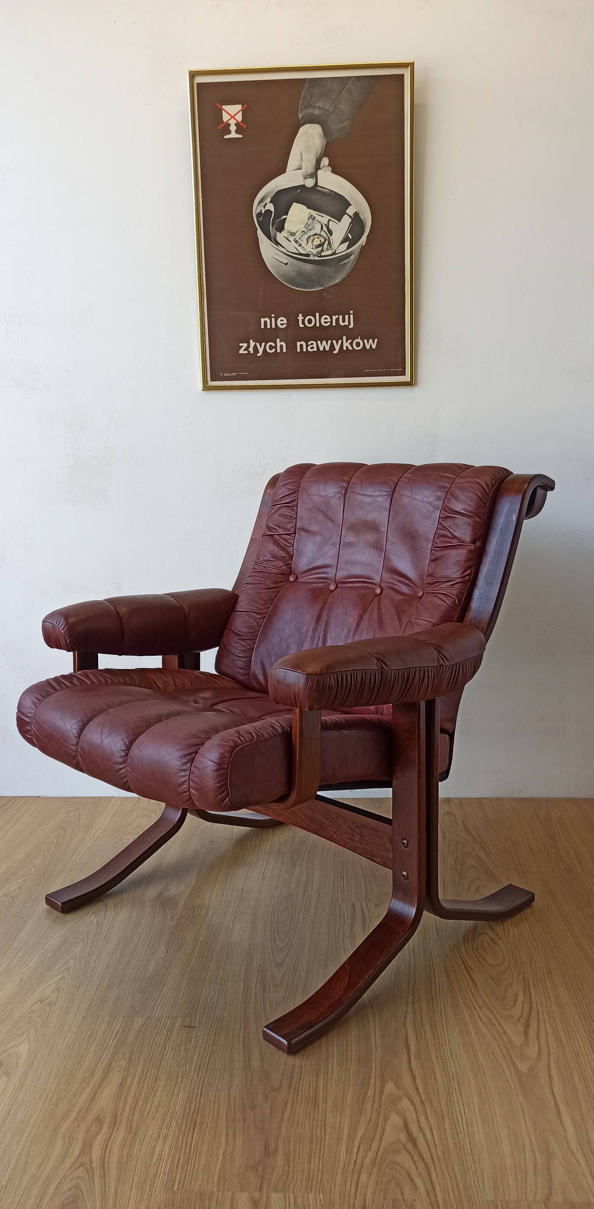 Fauteuil scandinave pour Ekornes vers les années 1970.