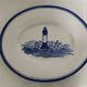 Plat ovale xl décor phare