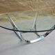 Knut Hesterberg coffee table Glass and steel