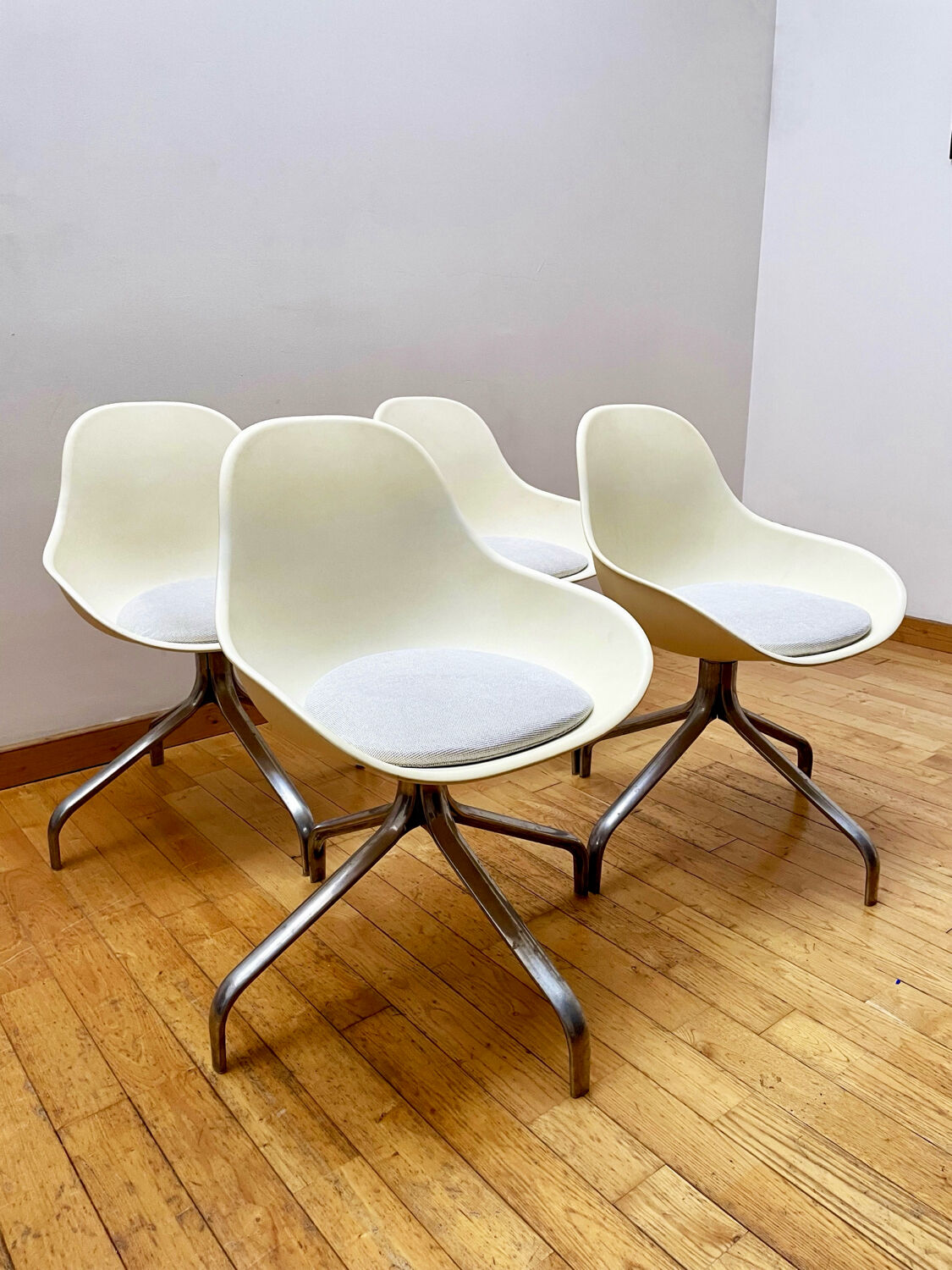 Set of 4 IKEA Chris Martin ABS chairs