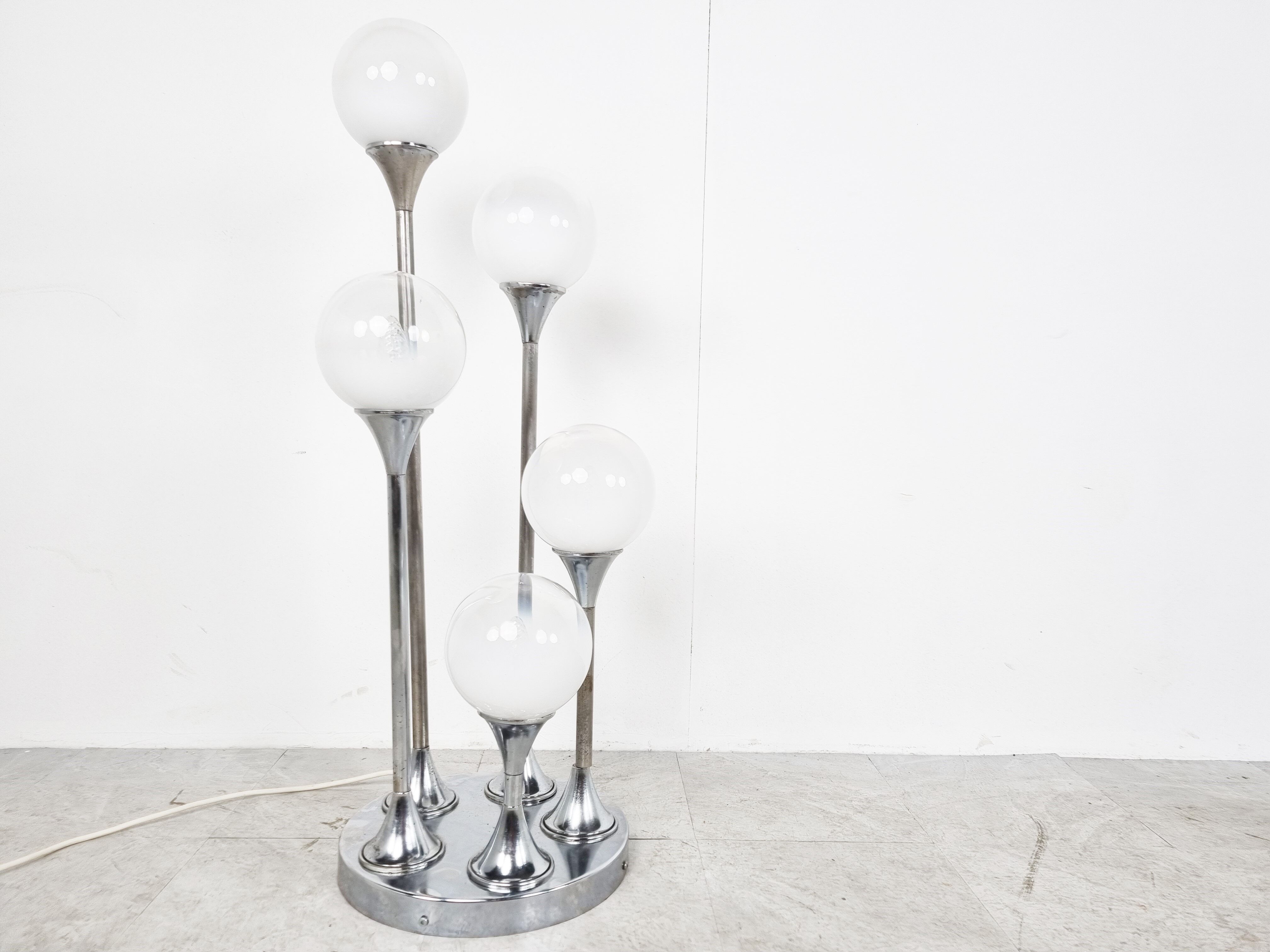 Mid century floor lamp by av mazzega