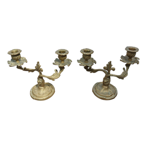 bougeoirs en laiton