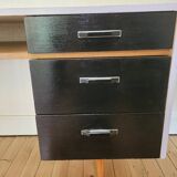 Desk with compass legs circa 1970