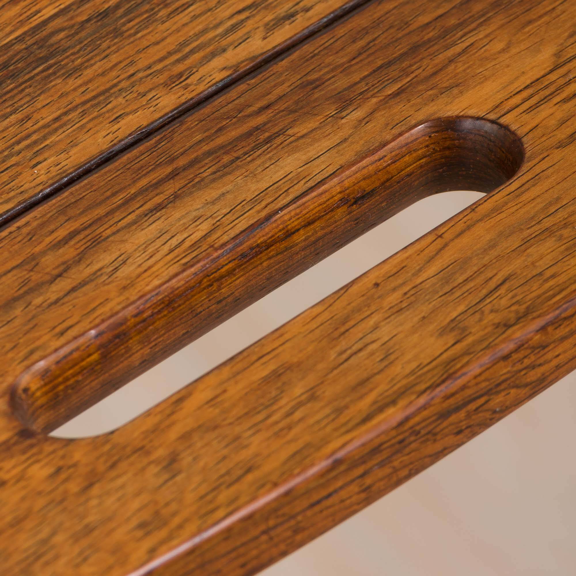 Vintage Rosewood Butler's Tray table by Svend Langkilde, Denmark, 1960s