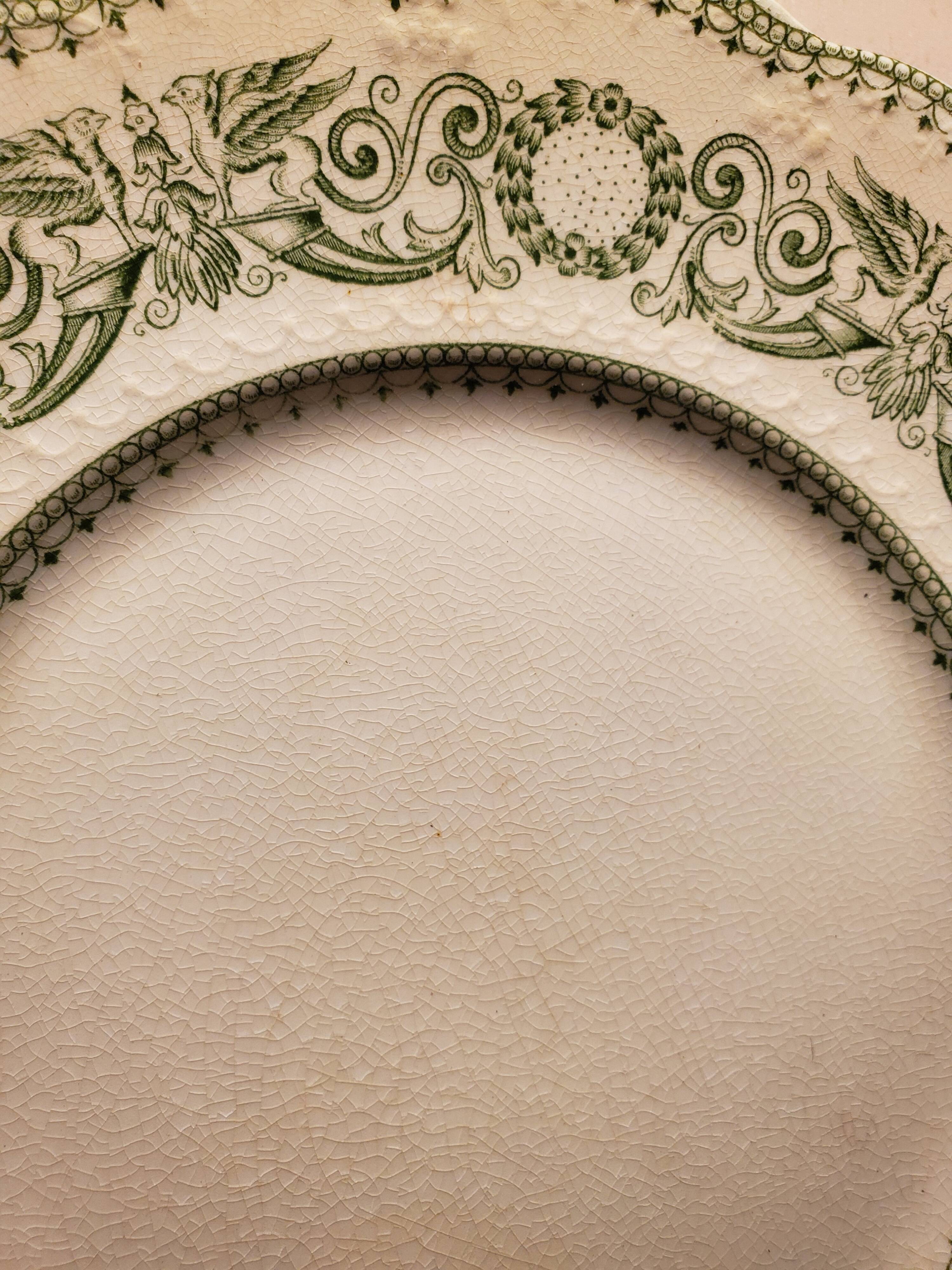 6 flat plates Ridgways england