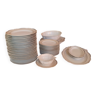 New table service, hard porcelain, Georges Boyer, Limoges, France.