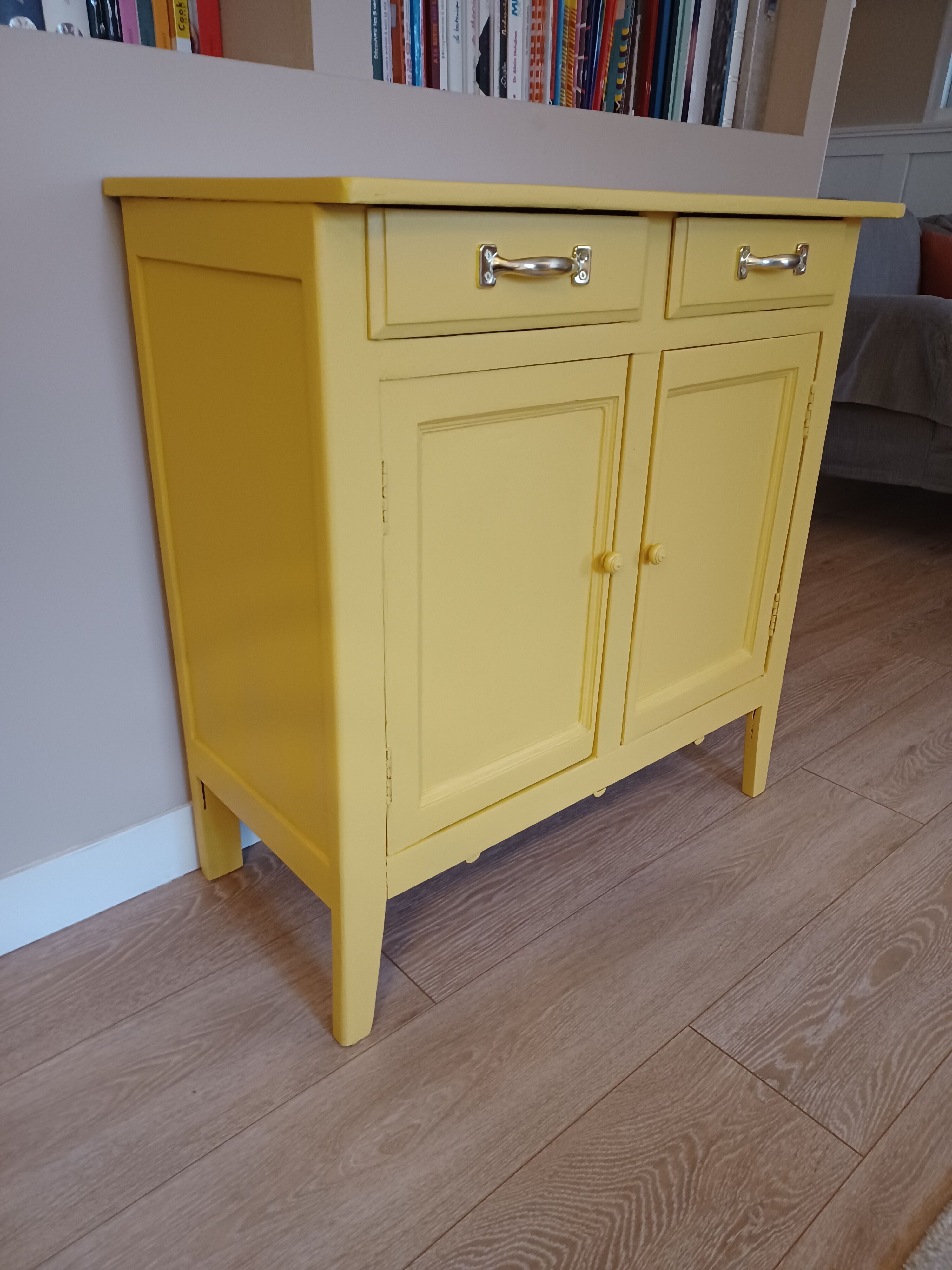 Buffet parisien vintage relooké