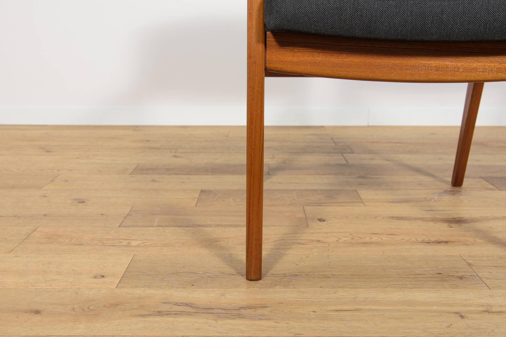 Mid-Century Teak & Leather Armchair by Erik Buck for Ørum Møbelfabrik, Denmark 1960s