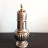 Silver metal salt shaker / 60s-70s