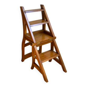 Bookseller step stool chair