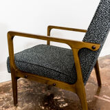 Pair of 04-B armchairs by Bydgoskie Fabryki Mebli 1960s