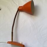 Table lamp in metal and brass circa the 1960s- dimension: height -36 cm- width -11cm-