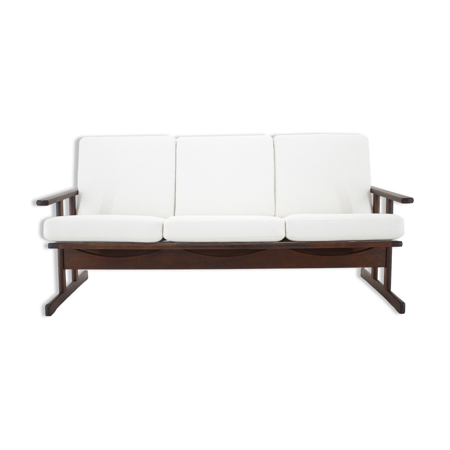 Borge Mogensen 3 Seater "Shaker" Sofa by FDB Mobler, Denmark, 1950s