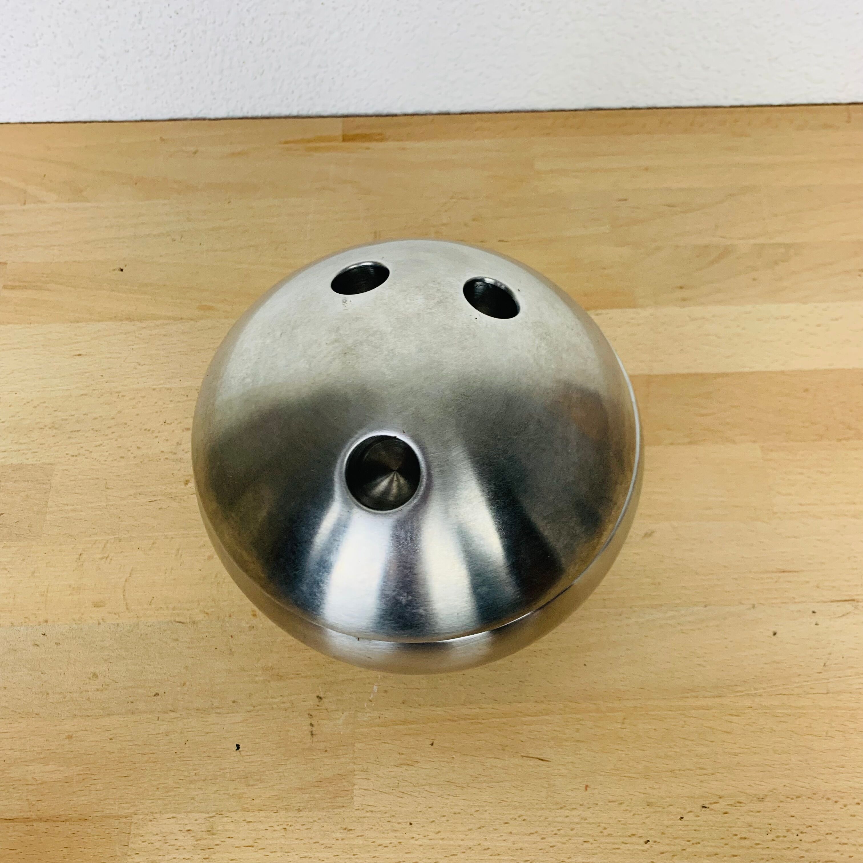 Ice bucket ball bowling stainless steel 70's