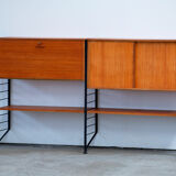 Library / Scandinavian Wall unit in teak 1960