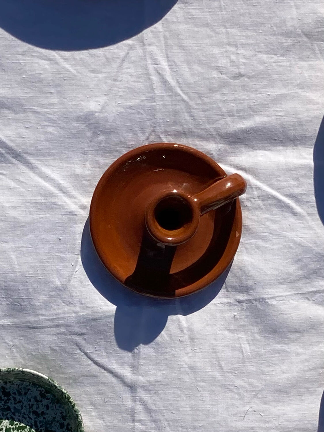 Ceramic candle holder