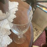 Série de 6 verres à porto en cristal