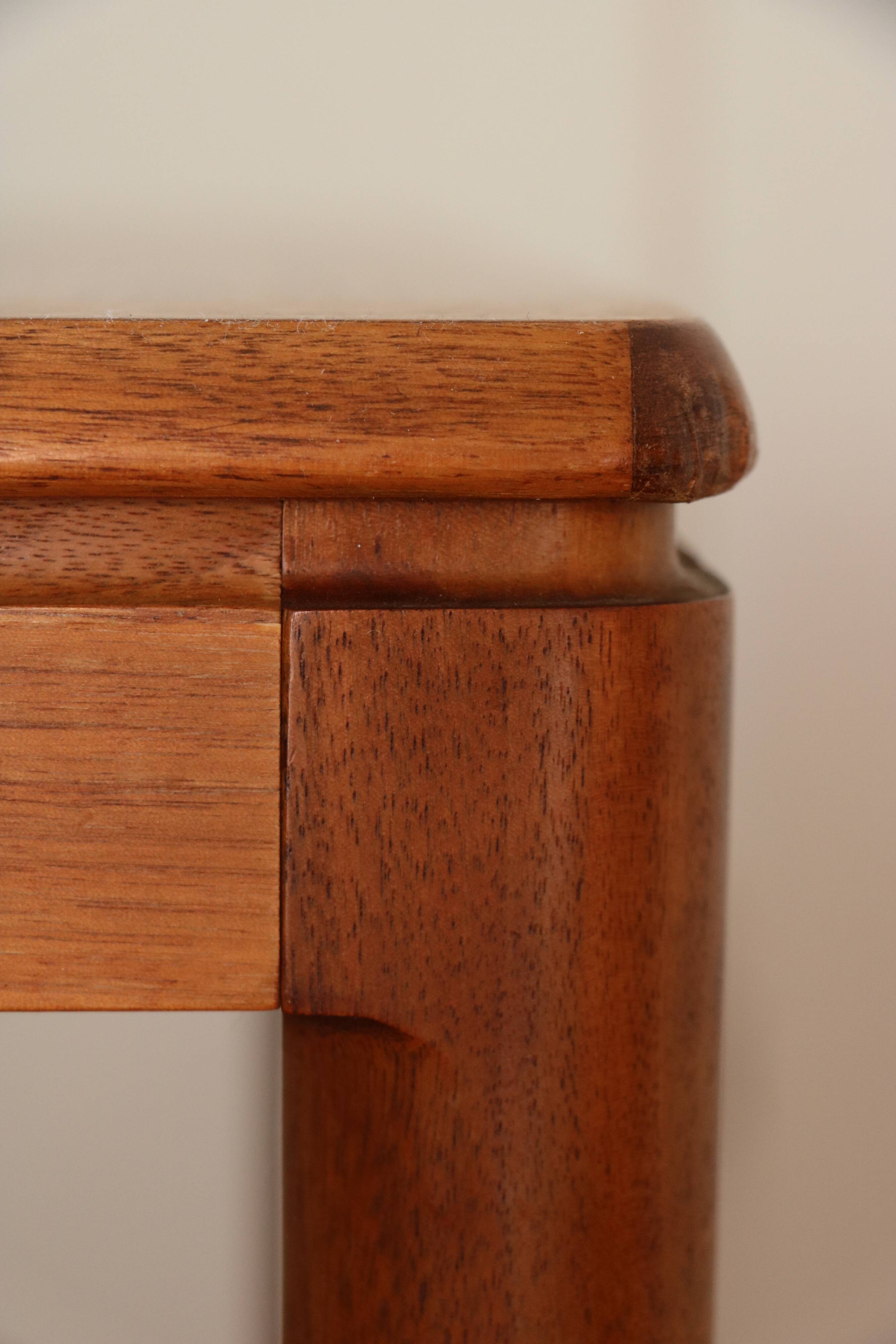 Scandinavian teak side tables by Hugo Troeds.