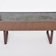 Elegant Danish Midcentury Teak wooden Planter Box with inlay metal tub