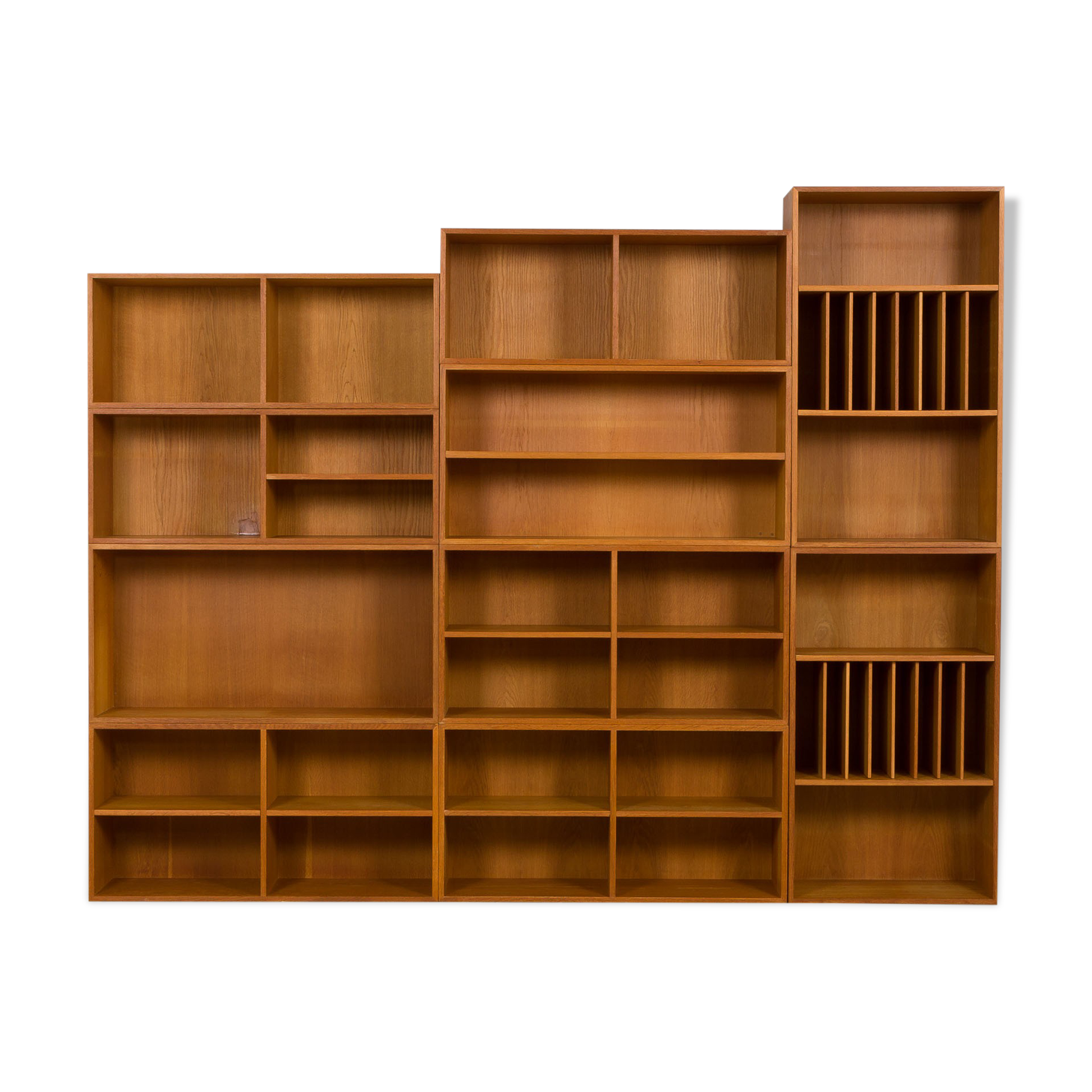 H.W. Klein modular bookshelf system for Bramin,  Denmark 1970s