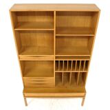 Oak library, Marian Grabinski, Möbel-Ikea, sweden, 1960