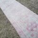 Vintage Turkish hallway rug 88x407 cm