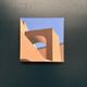 Original Contemporary Swedish Oil on Canvas – “Trajanus Forum III” by Anna Micro Johansson – 2011 – Unframed