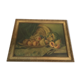 Chromolithographie Nature morte