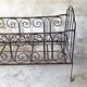 Banquette en fer forgé vintage