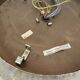 Large 40cm Murano Ice Glass Flushmount Wall Light by Hillebrand Leuchten, 1